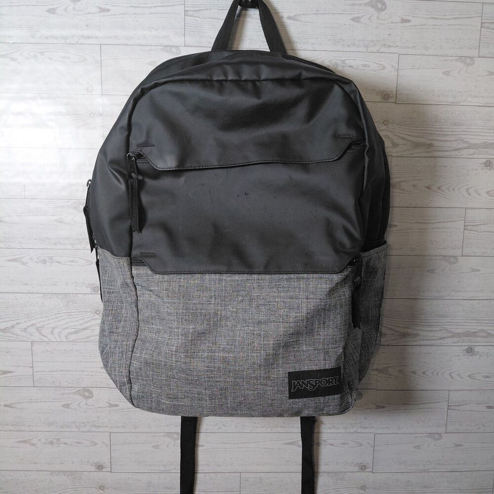 JanSport Ripley Gray Black Backpack